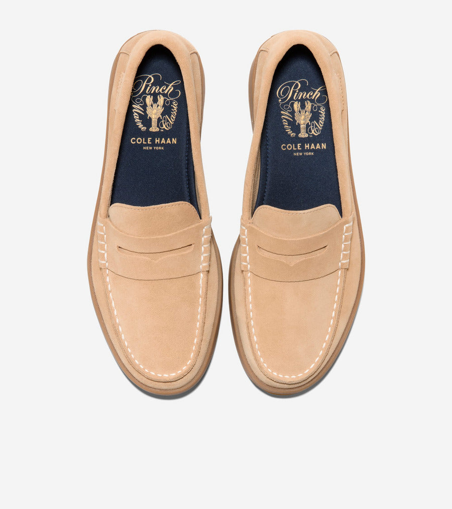 コール ハーン COLE HAAN ピンチ ロングウィークエンダー ペニー ローファー mens （CHバクホウィート スエード/ガム） CHバクホウィート スエード/ガム