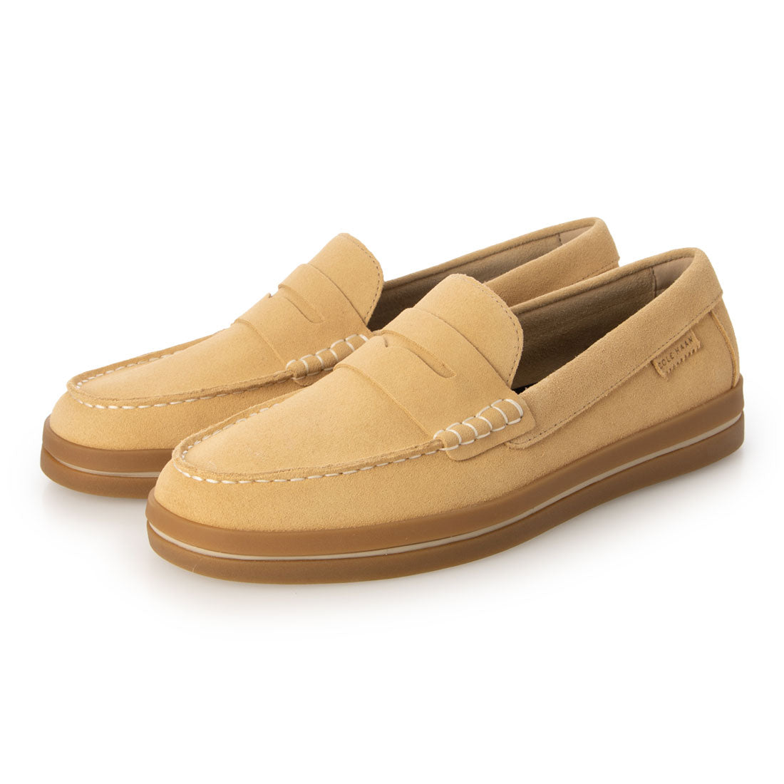 コール ハーン COLE HAAN ピンチ ロングウィークエンダー ペニー ローファー mens （CHバクホウィート スエード/ガム） CHバクホウィート スエード/ガム