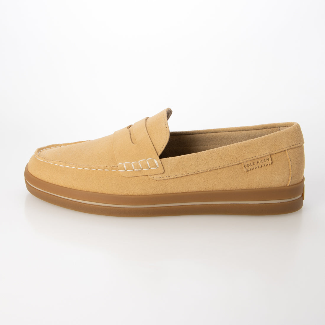 コール ハーン COLE HAAN ピンチ ロングウィークエンダー ペニー ローファー mens （CHバクホウィート スエード/ガム） CHバクホウィート スエード/ガム