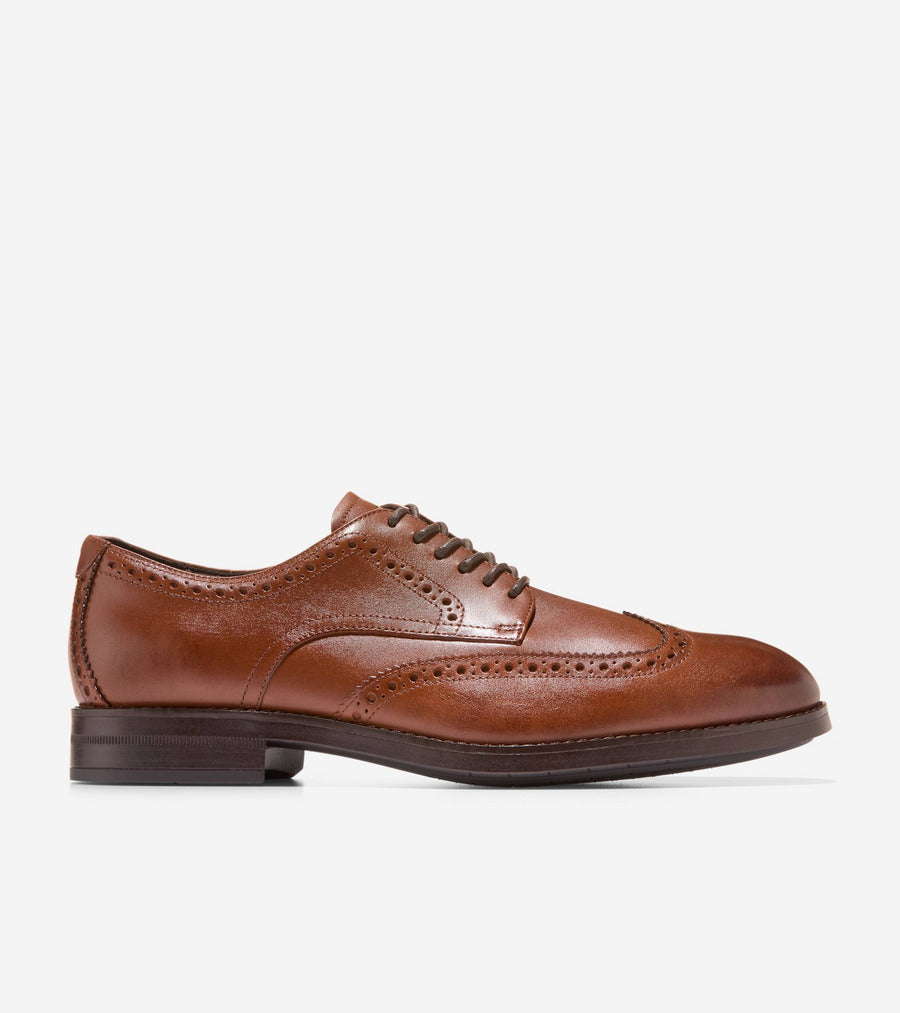 コール ハーン COLE HAAN ハーモン グランド ウィングチップ オックスフォード mens （CHブリティッシュタン/ダークブラン ウォーターレジスタント） CHブリティッシュタン/ダークブラン ウォーターレジスタント