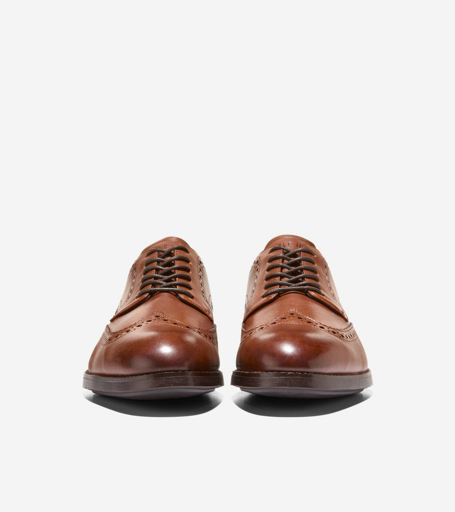 コール ハーン COLE HAAN ハーモン グランド ウィングチップ オックスフォード mens （CHブリティッシュタン/ダークブラン ウォーターレジスタント） CHブリティッシュタン/ダークブラン ウォーターレジスタント