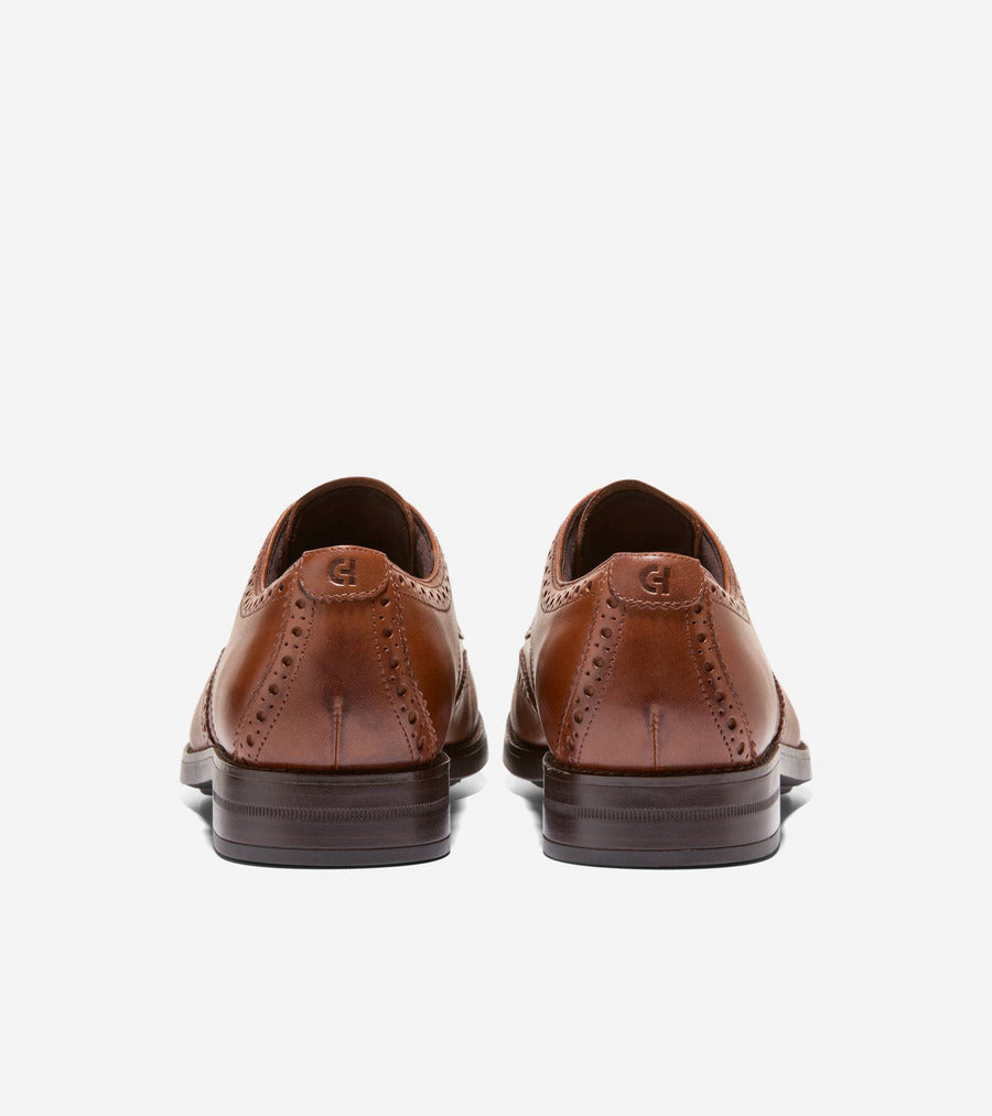コール ハーン COLE HAAN ハーモン グランド ウィングチップ オックスフォード mens （CHブリティッシュタン/ダークブラン ウォーターレジスタント） CHブリティッシュタン/ダークブラン ウォーターレジスタント