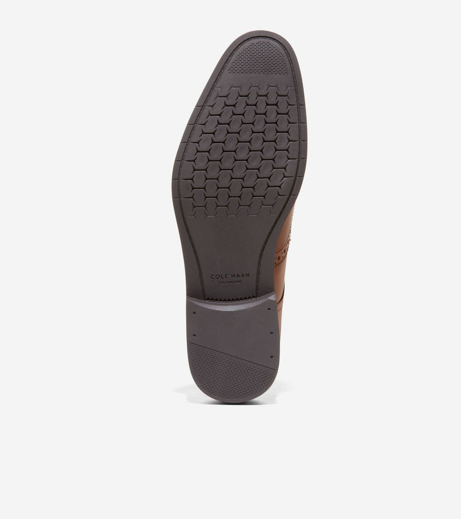 コール ハーン COLE HAAN ハーモン グランド ウィングチップ オックスフォード mens （CHブリティッシュタン/ダークブラン ウォーターレジスタント） CHブリティッシュタン/ダークブラン ウォーターレジスタント