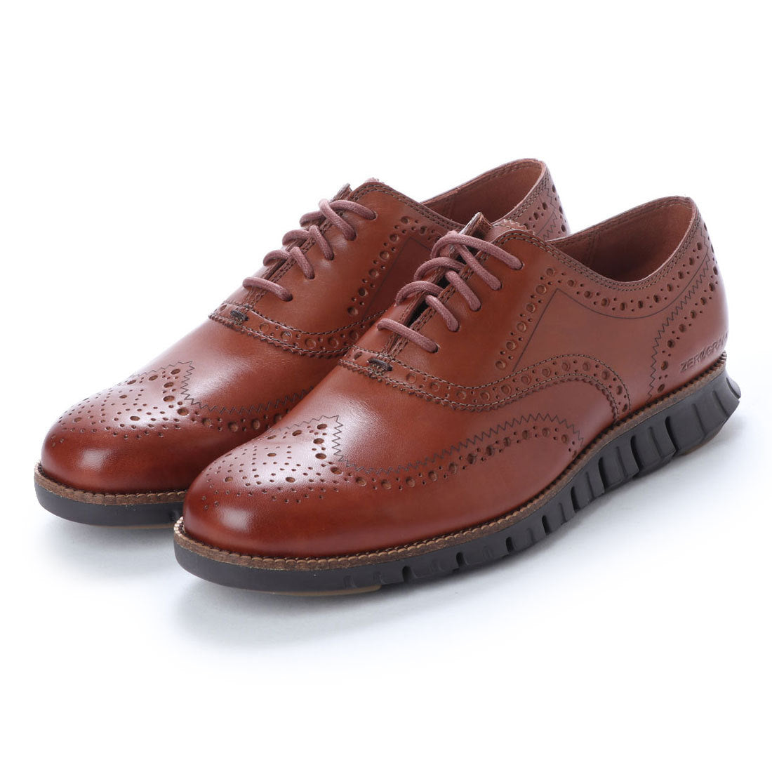 コール ハーン COLE HAAN ゼログランド ウィング オックスフォード mens,ブリティッシュ タン レザー / ジャバ