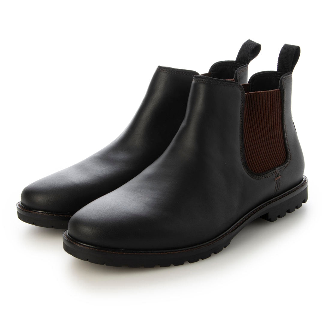 コール ハーン COLE HAAN ミッドランド ラグ チェルシーブーツ mens,ブラック/ブラックウォーターレジスタント