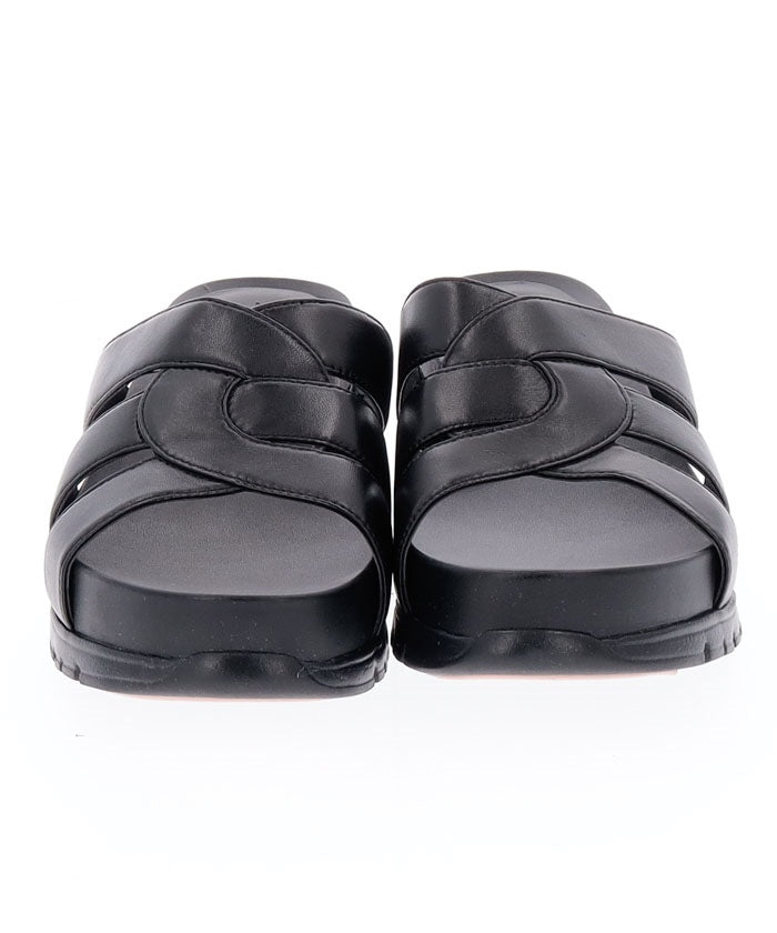 コール ハーン COLE HAAN ZG SLOTTED SLIDE:BLACK/BLACK （BLACK/BLACK） BLACK/BLACK