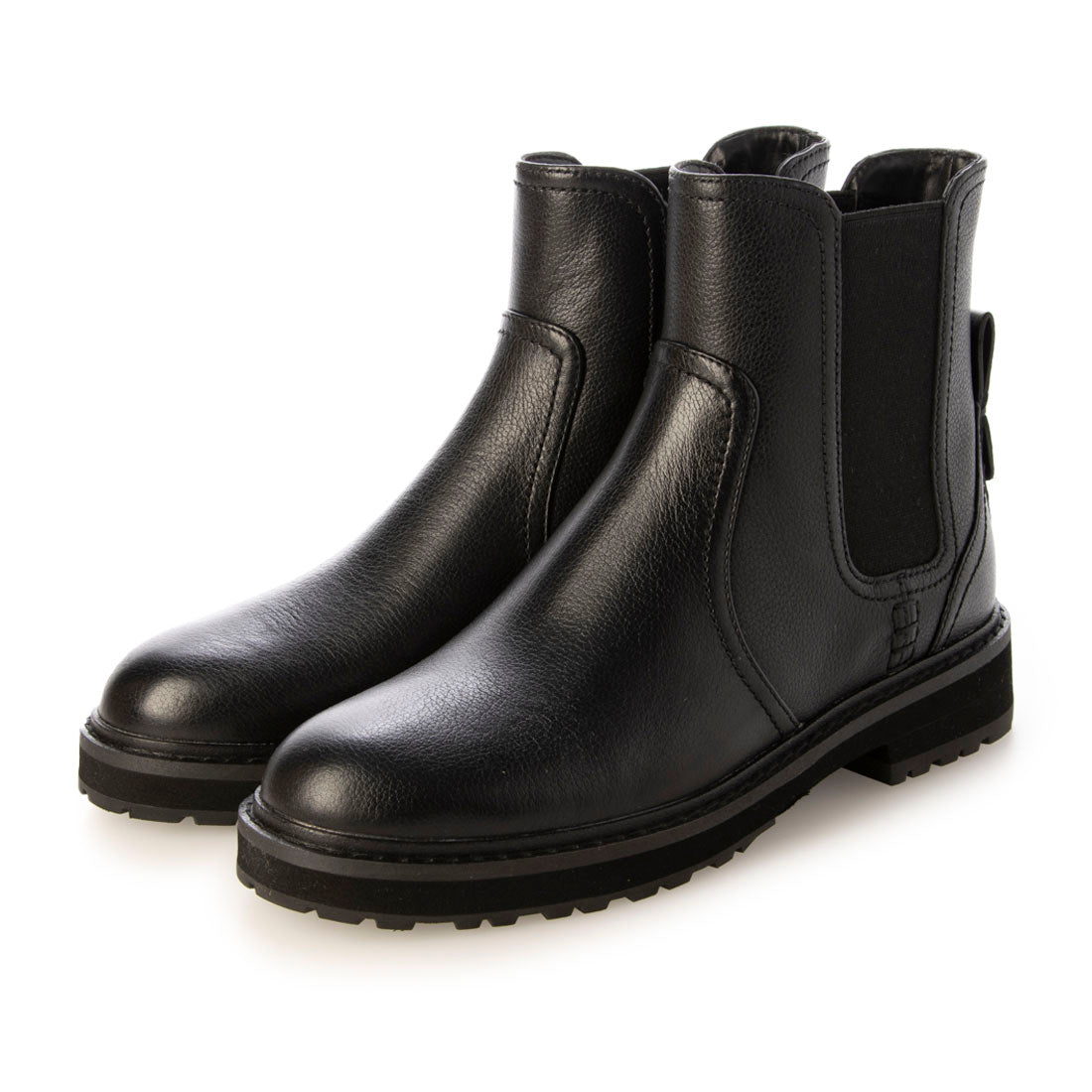 コール ハーン COLE HAAN グリニッジ チェルシー ブーティー ウォータープルーフ womens,ブラック レザー ウォータープルーフ