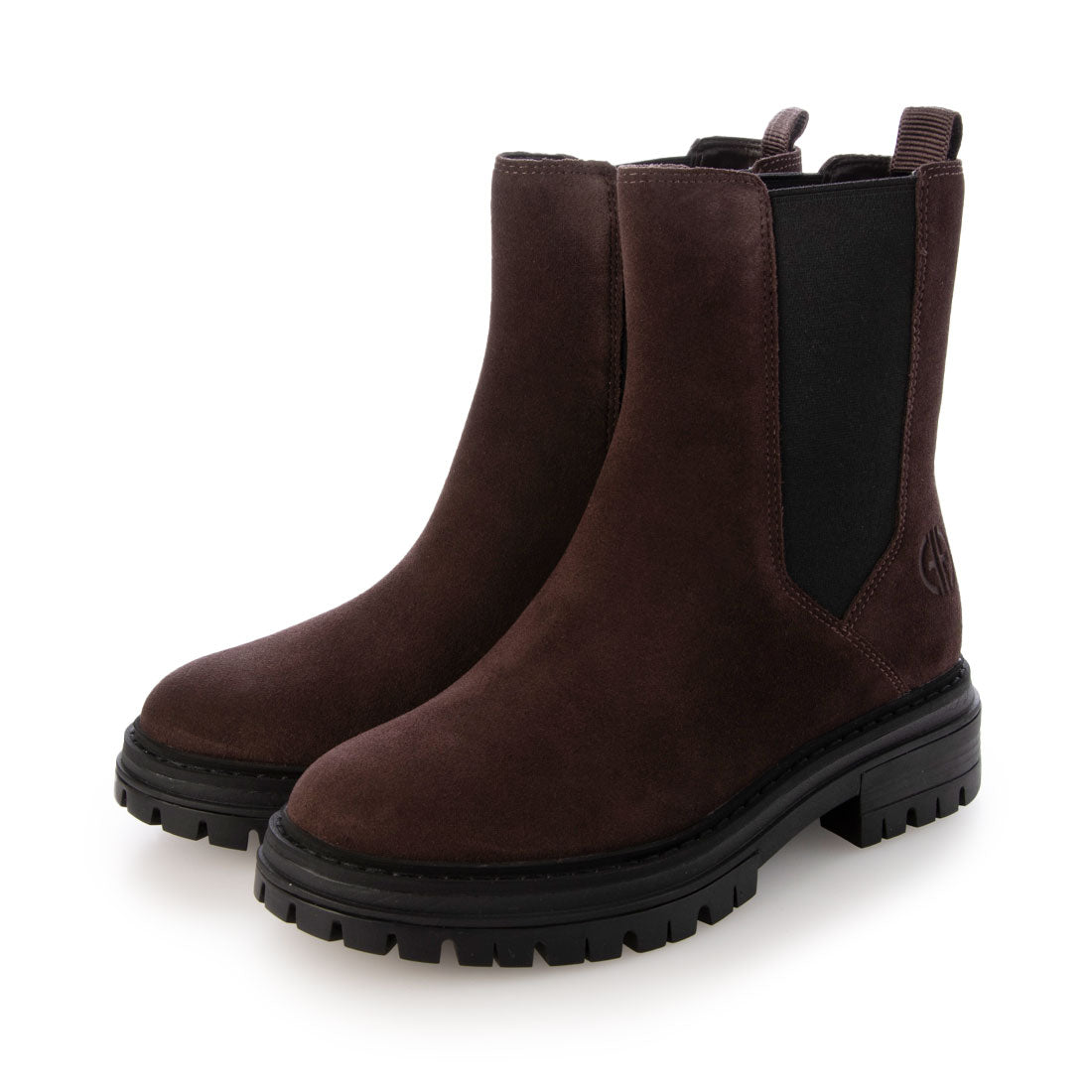 コール ハーン COLE HAAN タホ フェザーフィール チェルシー ブーツ womens,CH ダークチョコレート スエード ウォータープルーフ