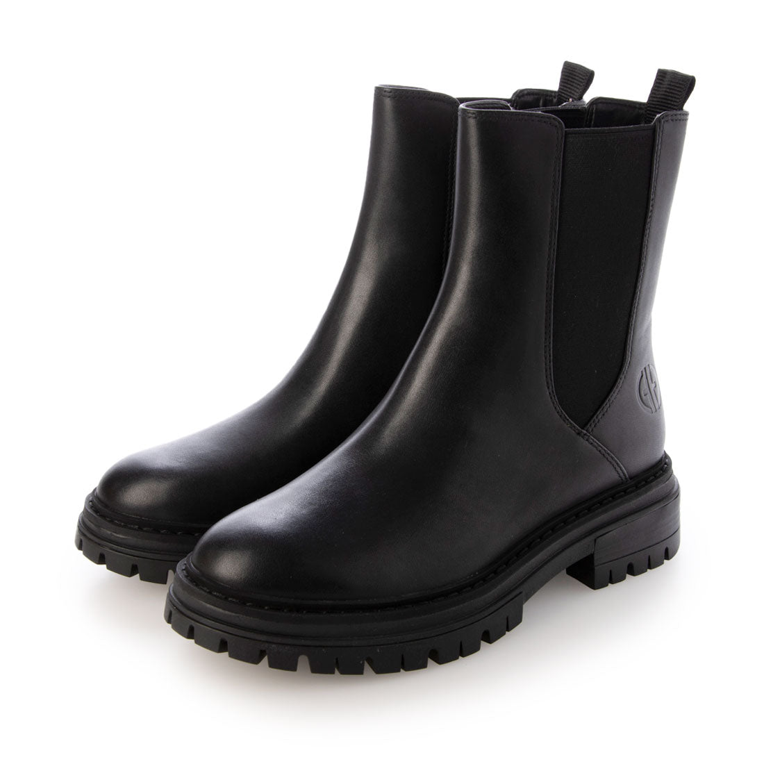 コール ハーン COLE HAAN タホ フェザーフィール チェルシー ブーツ womens,ブラック レザー ウォータープルーフ
