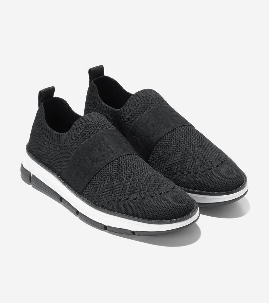 コール ハーン COLE HAAN ゼログランド レラ スティッチライト スリッポン スニーカー womens （ブラック ニット / ホワイト） ブラック ニット / ホワイト
