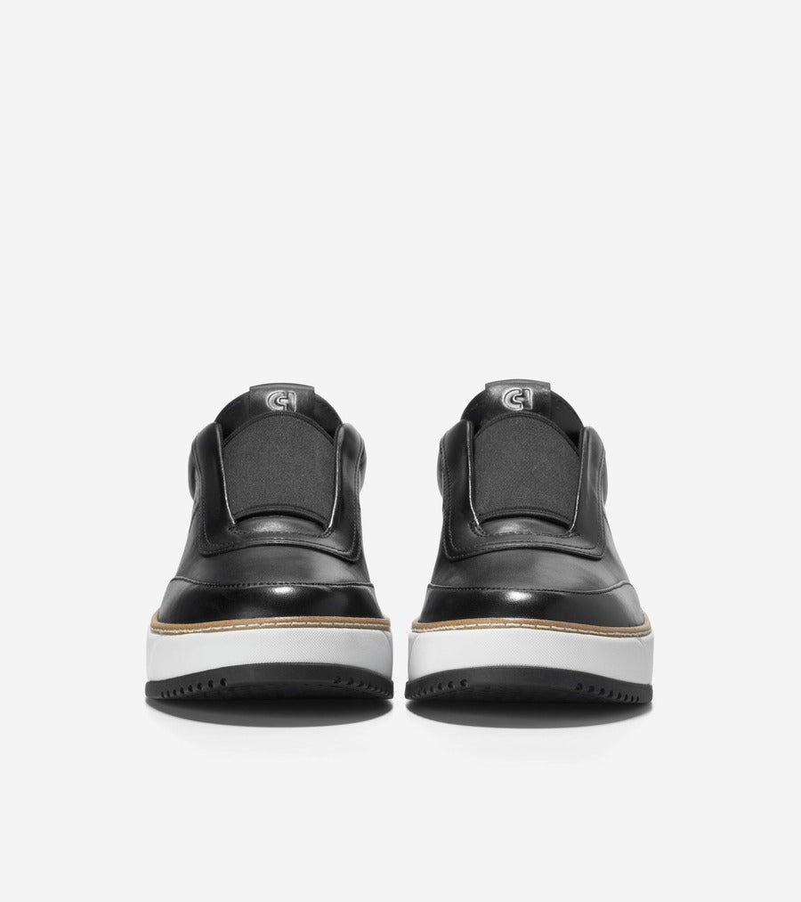 コール ハーン COLE HAAN グランドプロ マックスフィールド スリッポン スニーカー womens （ブラック / ホワイト - ブラック） ブラック / ホワイト - ブラック