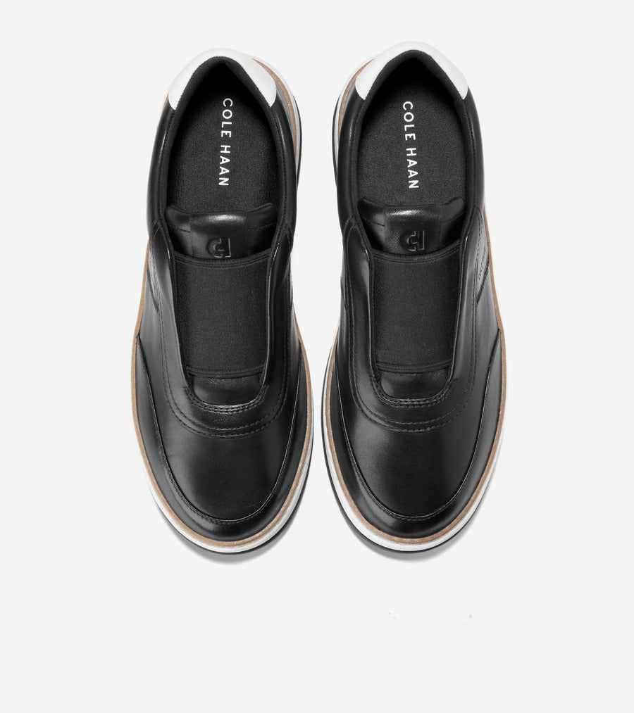 コール ハーン COLE HAAN グランドプロ マックスフィールド スリッポン スニーカー womens （ブラック / ホワイト - ブラック） ブラック / ホワイト - ブラック