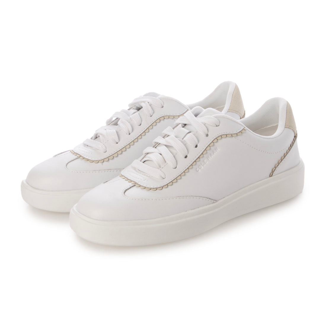 コール ハーン COLE HAAN グランド クロスコート アロウ スニーカー womens （ホワイト レザー / シルバー バーチ スエード） ホワイト レザー / シルバー バーチ スエード