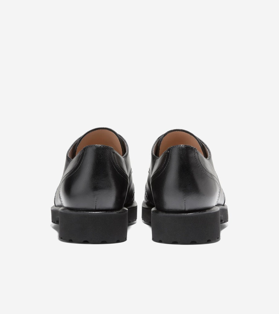 コール ハーン COLE HAAN ジニーン レースアップ ウィング オックスフォード womens （ブラック レザー） ブラック レザー
