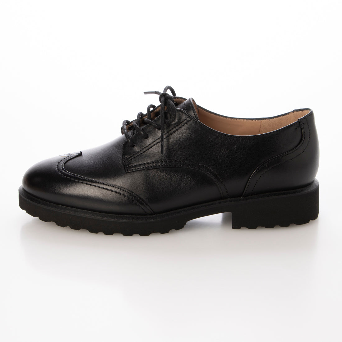 コール ハーン COLE HAAN ジニーン レースアップ ウィング オックスフォード womens （ブラック レザー） ブラック レザー