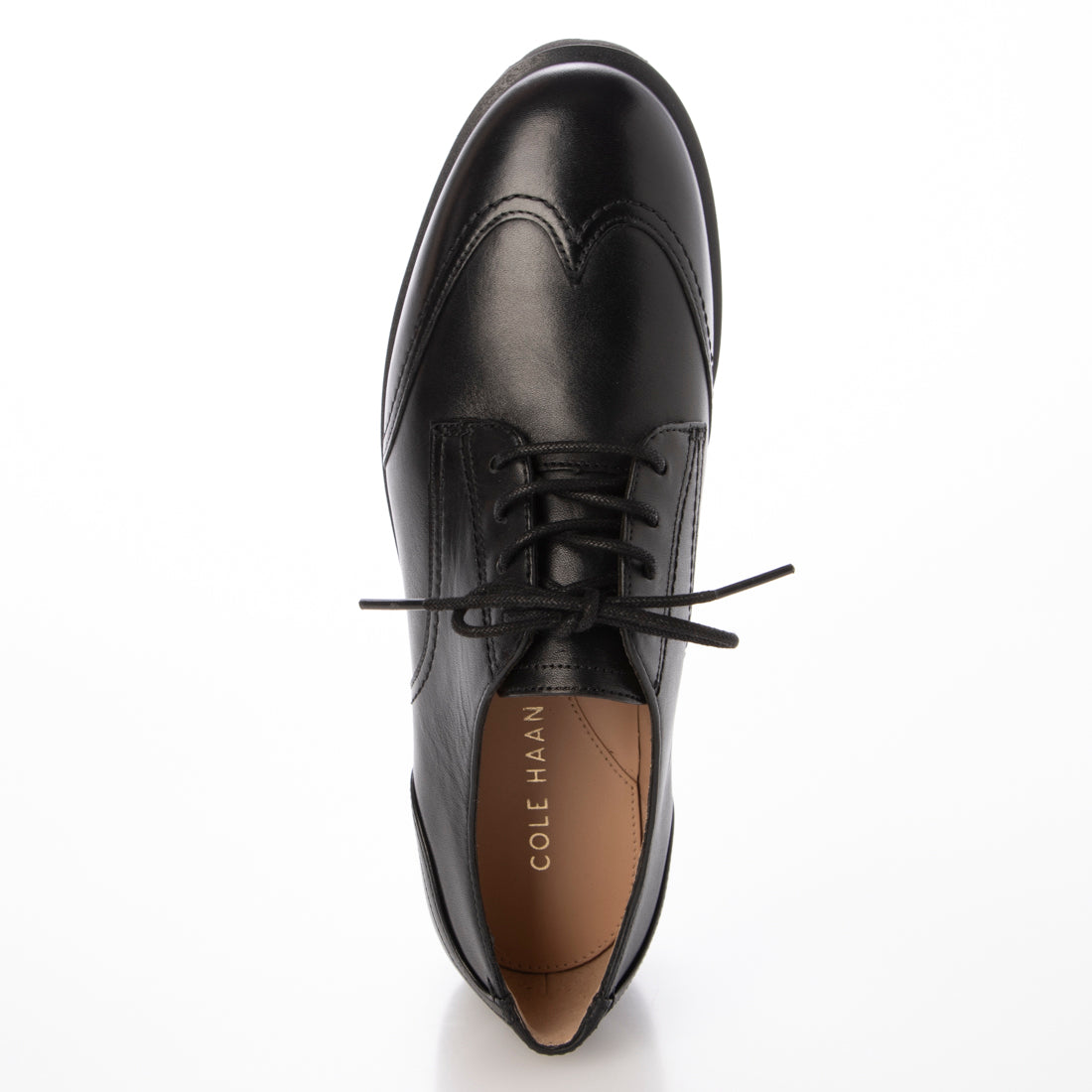 コール ハーン COLE HAAN ジニーン レースアップ ウィング オックスフォード womens （ブラック レザー） ブラック レザー