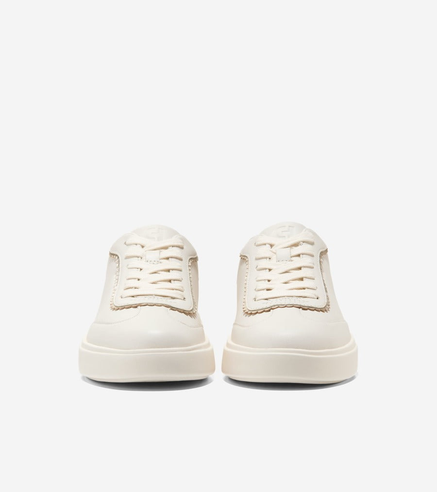 コール ハーン COLE HAAN グランド クロスコート アロウ スニーカー womens （アイボリー レザー / レインフォレスト レザー） アイボリー レザー / レインフォレスト レザー