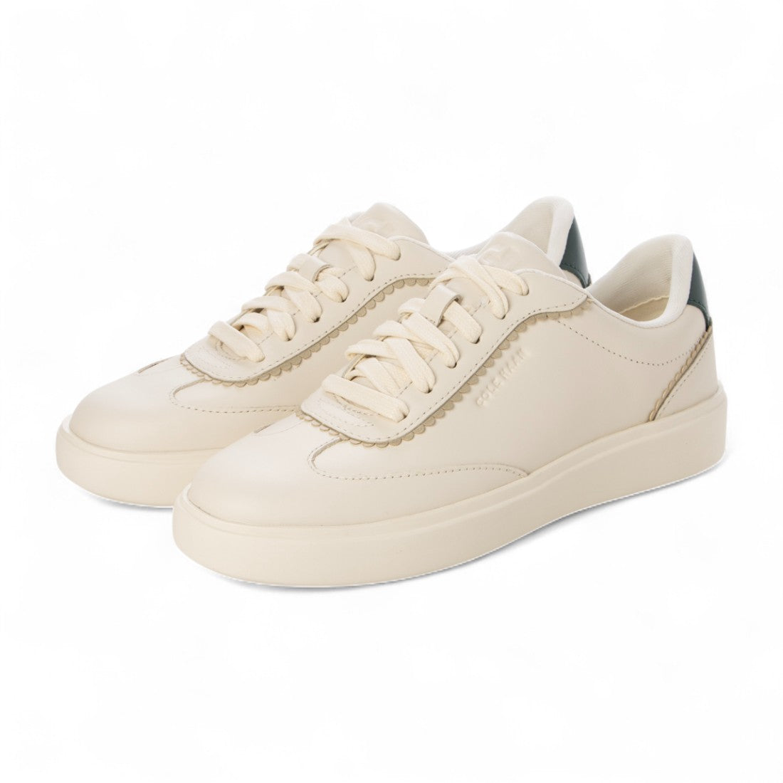 コール ハーン COLE HAAN グランド クロスコート アロウ スニーカー womens （アイボリー レザー / レインフォレスト レザー） アイボリー レザー / レインフォレスト レザー