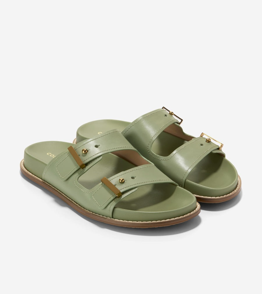 コール ハーン COLE HAAN マリソル フットベッド サンダル womens （オイル グリーン レザー） オイル グリーン レザー