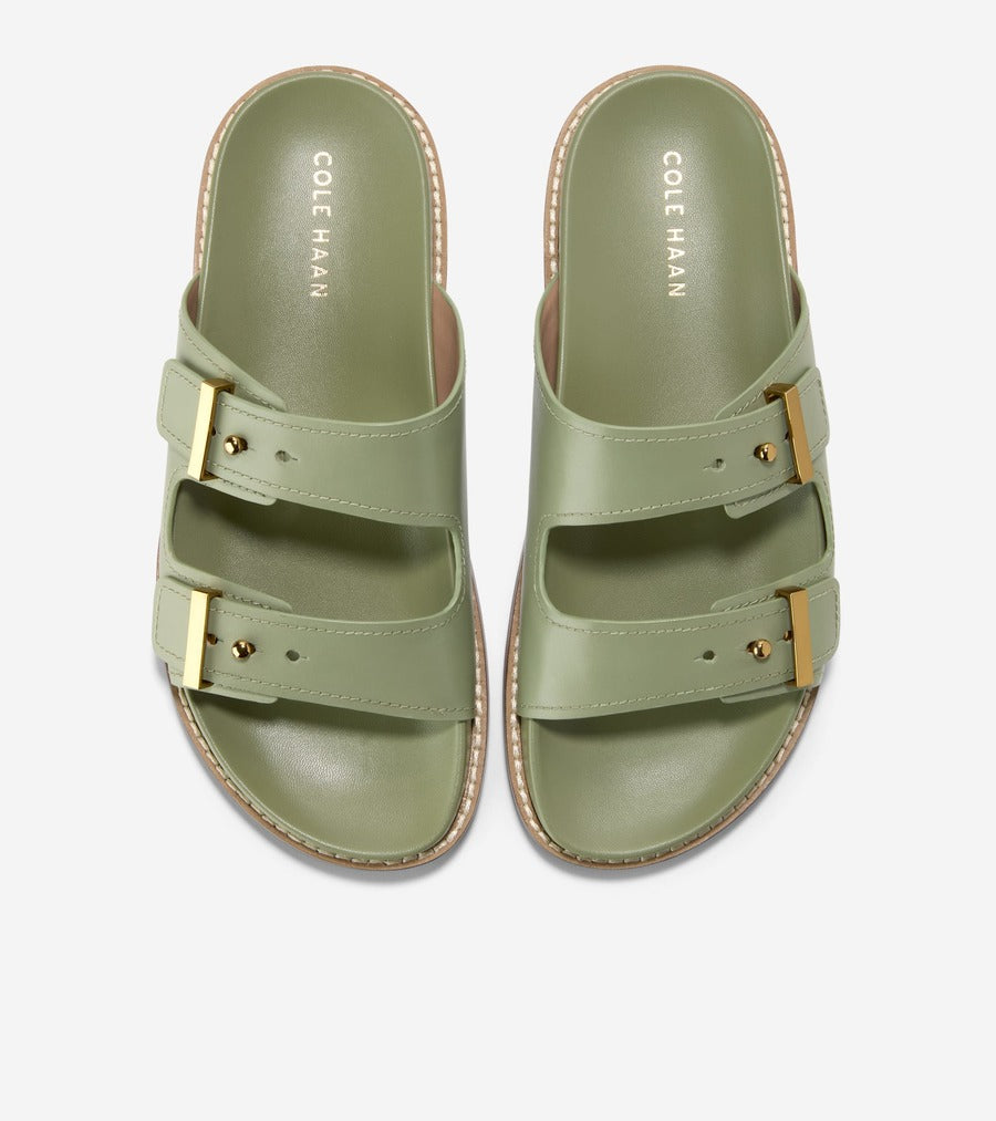 コール ハーン COLE HAAN マリソル フットベッド サンダル womens （オイル グリーン レザー） オイル グリーン レザー