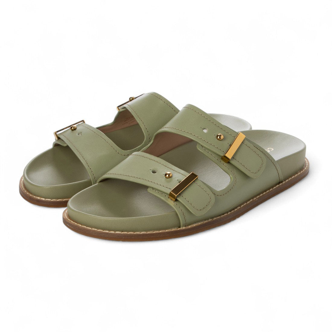 コール ハーン COLE HAAN マリソル フットベッド サンダル womens （オイル グリーン レザー） オイル グリーン レザー
