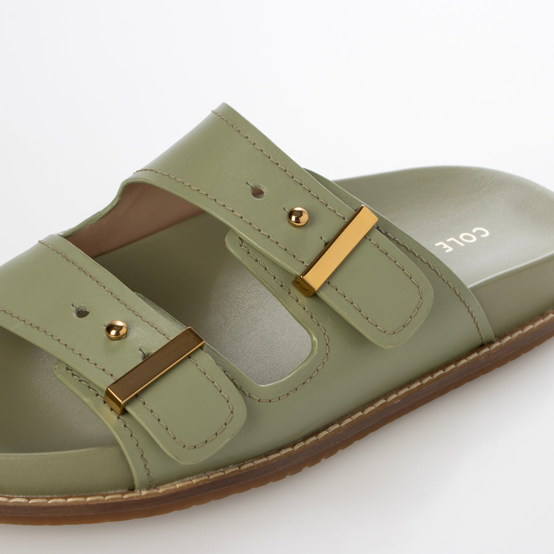 コール ハーン COLE HAAN マリソル フットベッド サンダル womens （オイル グリーン レザー） オイル グリーン レザー