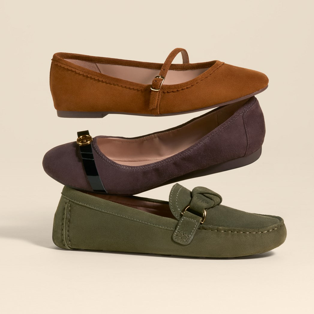 コール ハーン COLE HAAN トバ ボウ バレエ womens （CH ダーク チョコレート スエード） CH ダーク チョコレート スエード