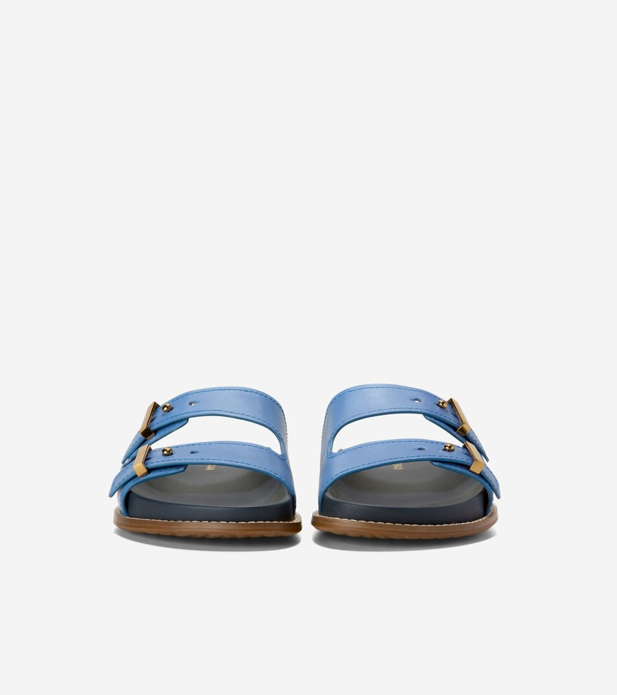 コール ハーン COLE HAAN マリソル フットベッド サンダル womens （ダッチ ブルー スエード / ネイビー ブレザー レザー） ダッチ ブルー スエード / ネイビー ブレザー レザー