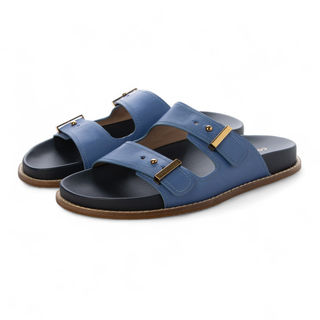 コール ハーン COLE HAAN マリソル フットベッド サンダル womens （ダッチ ブルー スエード / ネイビー ブレザー レザー） ダッチ ブルー スエード / ネイビー ブレザー レザー
