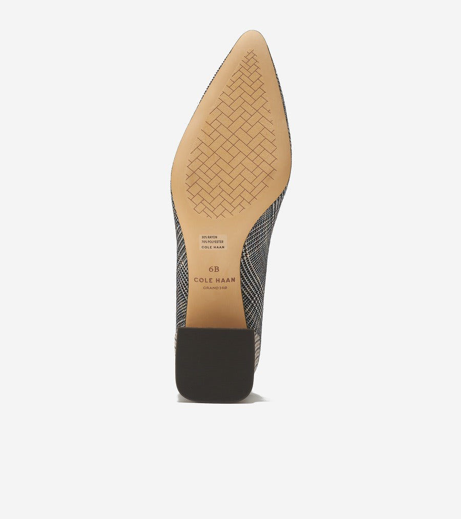 コール ハーン COLE HAAN カサンドラ ブロックヒール パンプ womens （マルチ ミニ プレイド テキスタイル） マルチ ミニ プレイド テキスタイル