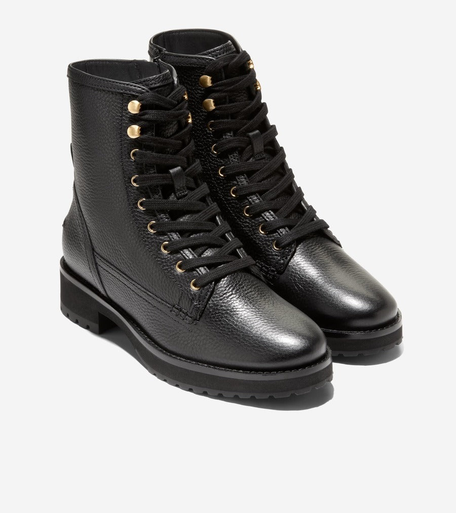 COLE HAAN Lyndon Waterproof Lace-Up Bootie womens