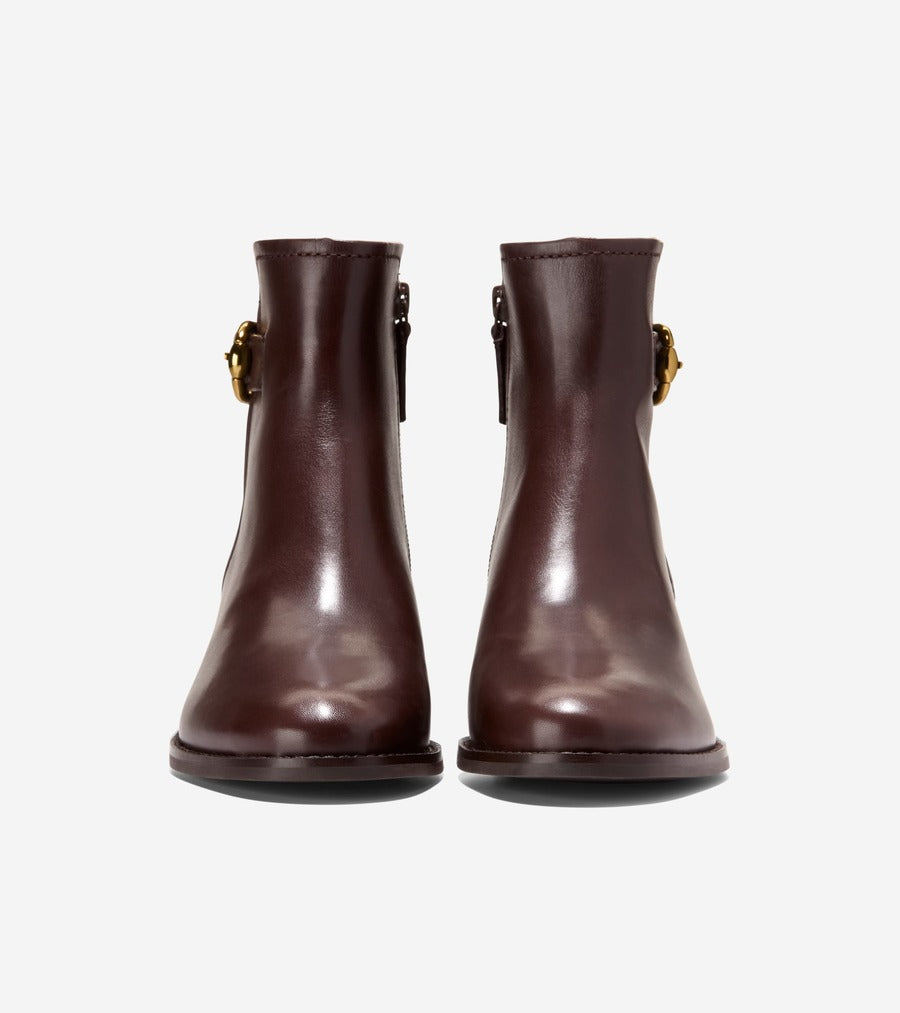 コール ハーン COLE HAAN ハンオーバー バックル ブーティー womens （CH マデイラ ブラウン レザー） CH マデイラ ブラウン レザー