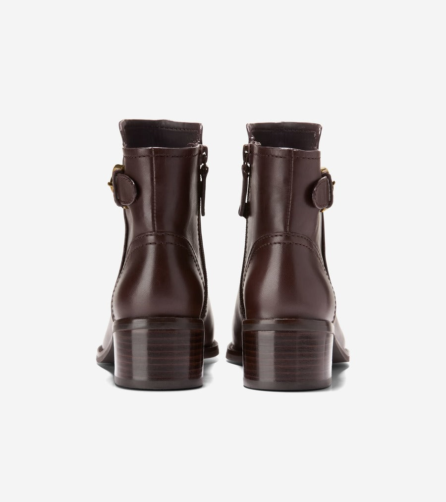 コール ハーン COLE HAAN ハンオーバー バックル ブーティー womens （CH マデイラ ブラウン レザー） CH マデイラ ブラウン レザー
