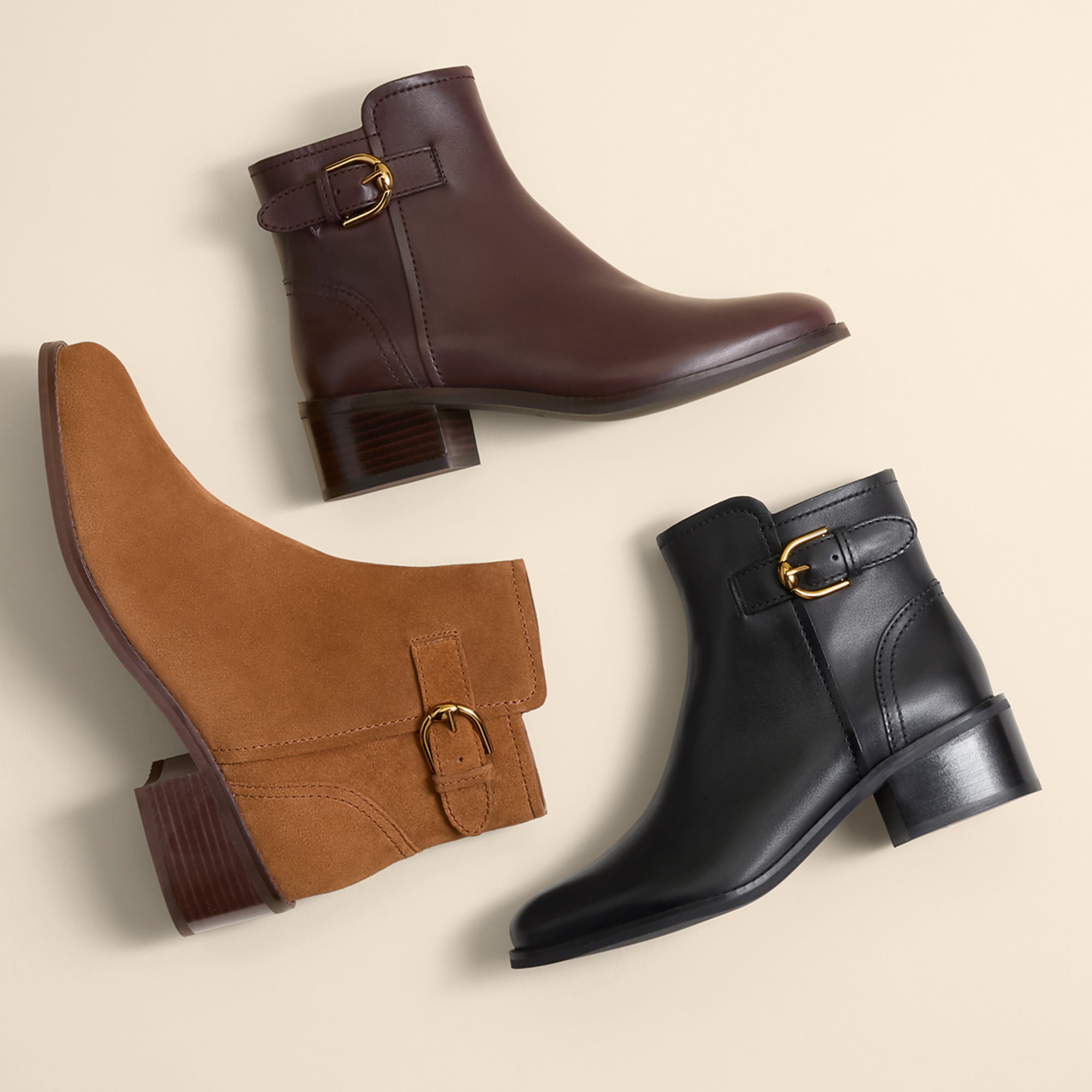 コール ハーン COLE HAAN ハンオーバー バックル ブーティー womens （CH マデイラ ブラウン レザー） CH マデイラ ブラウン レザー