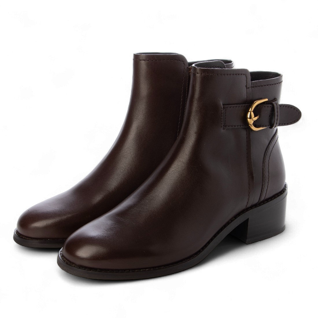 コール ハーン COLE HAAN ハンオーバー バックル ブーティー womens （CH マデイラ ブラウン レザー） CH マデイラ ブラウン レザー