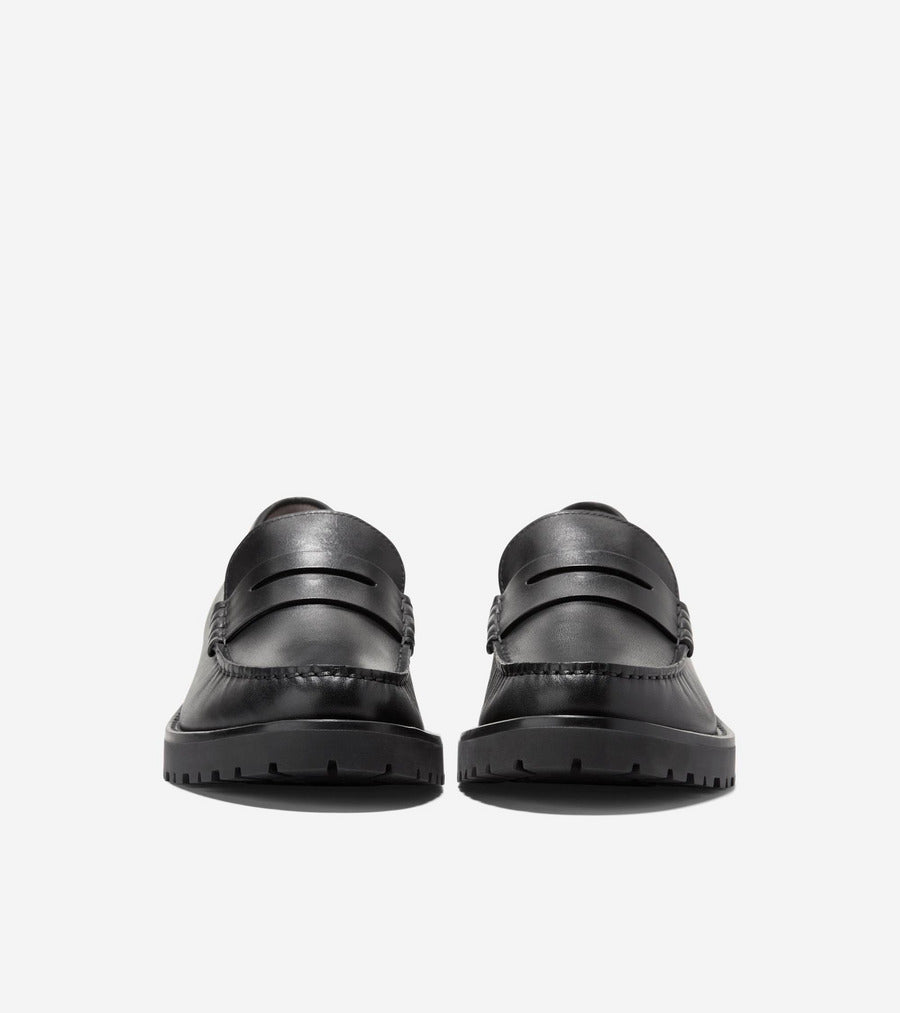 コール ハーン COLE HAAN トリーナ ラグ ローファー womens （ブラック ウォーターレジスタント レザー） ブラック ウォーターレジスタント レザー