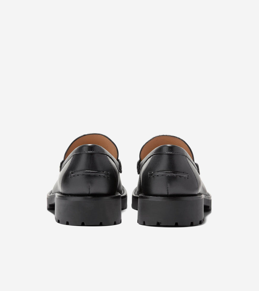 コール ハーン COLE HAAN トリーナ ラグ ローファー womens （ブラック ウォーターレジスタント レザー） ブラック ウォーターレジスタント レザー