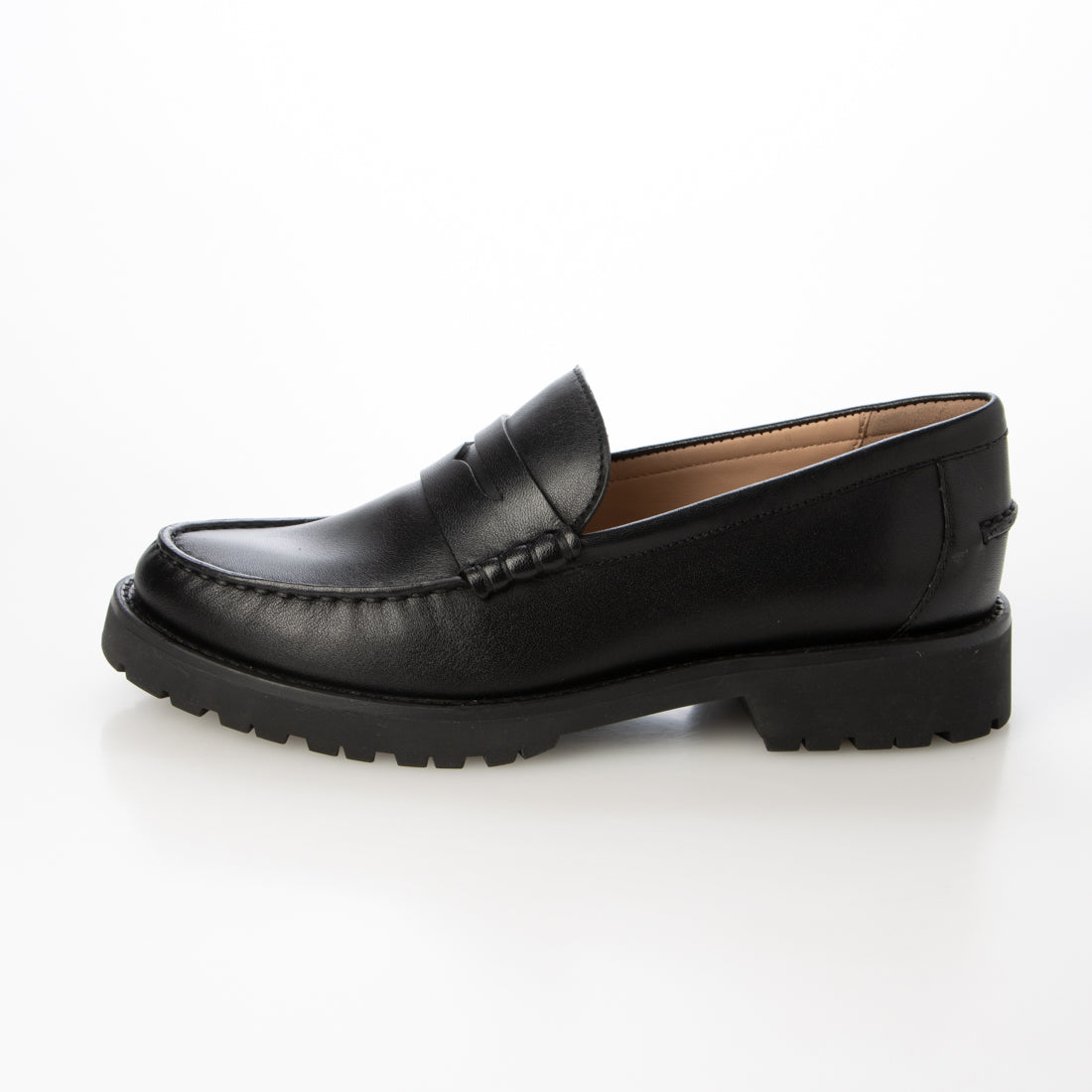 コール ハーン COLE HAAN トリーナ ラグ ローファー womens （ブラック ウォーターレジスタント レザー） ブラック ウォーターレジスタント レザー