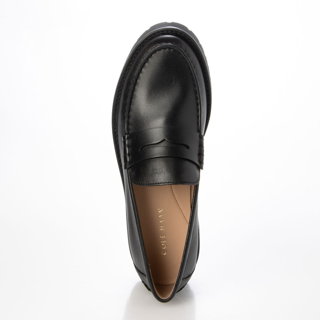 コール ハーン COLE HAAN トリーナ ラグ ローファー womens （ブラック ウォーターレジスタント レザー） ブラック ウォーターレジスタント レザー