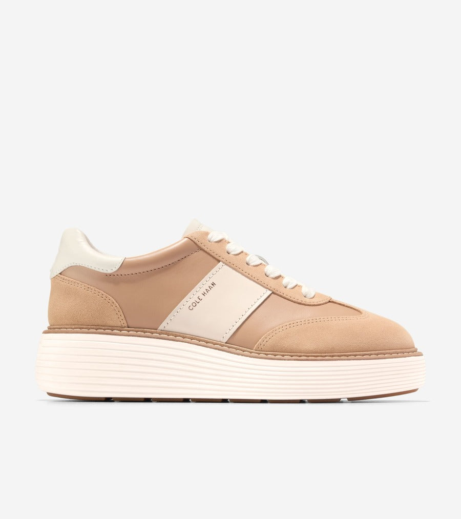 コール ハーン COLE HAAN オリジナルグランド マックス プラットフォーム スニーカー womens （CH トゥスカンサンド レザー / スエード） CH トゥスカンサンド レザー / スエード