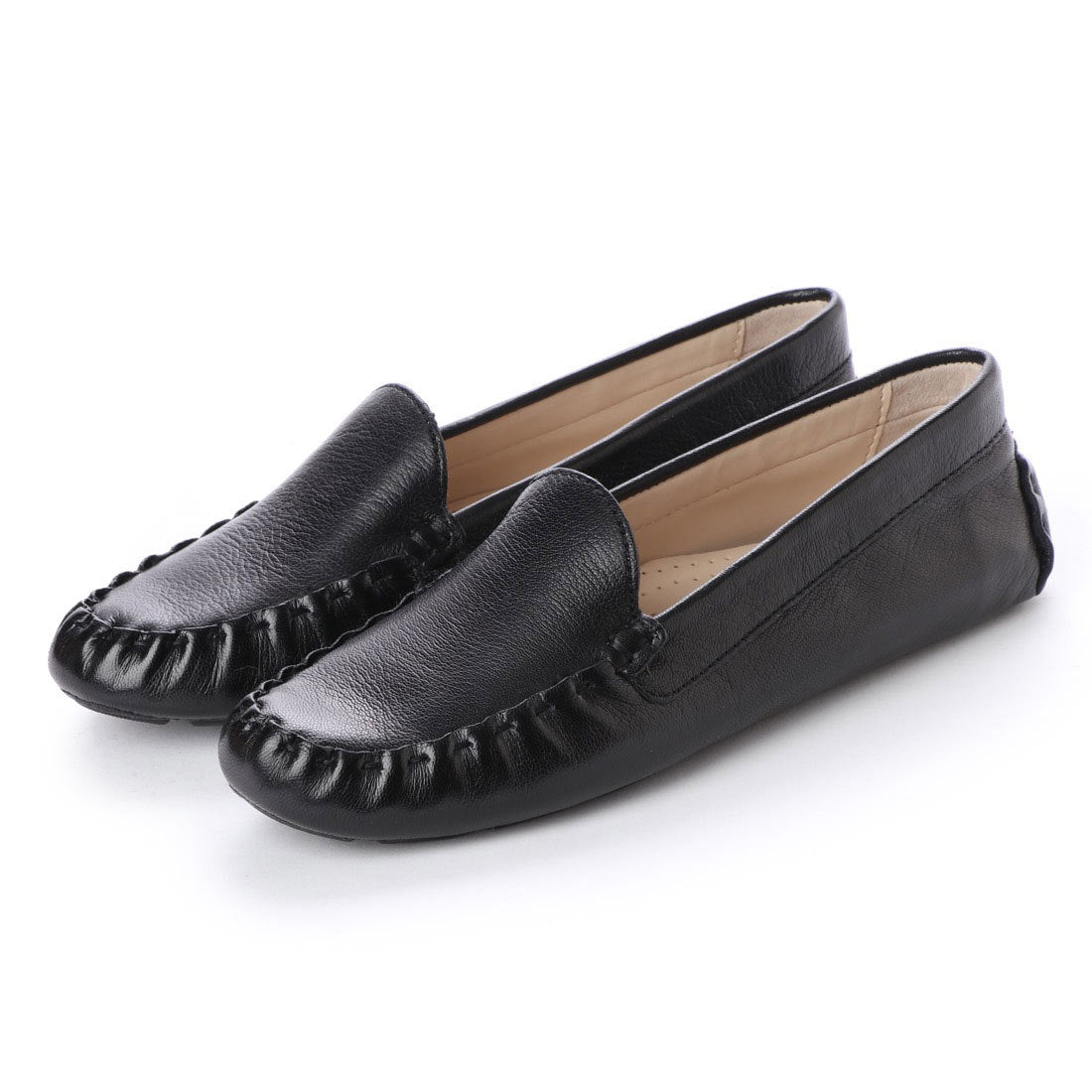コール ハーン COLE HAAN エブリン ドライバー womens,ブラック レザー
