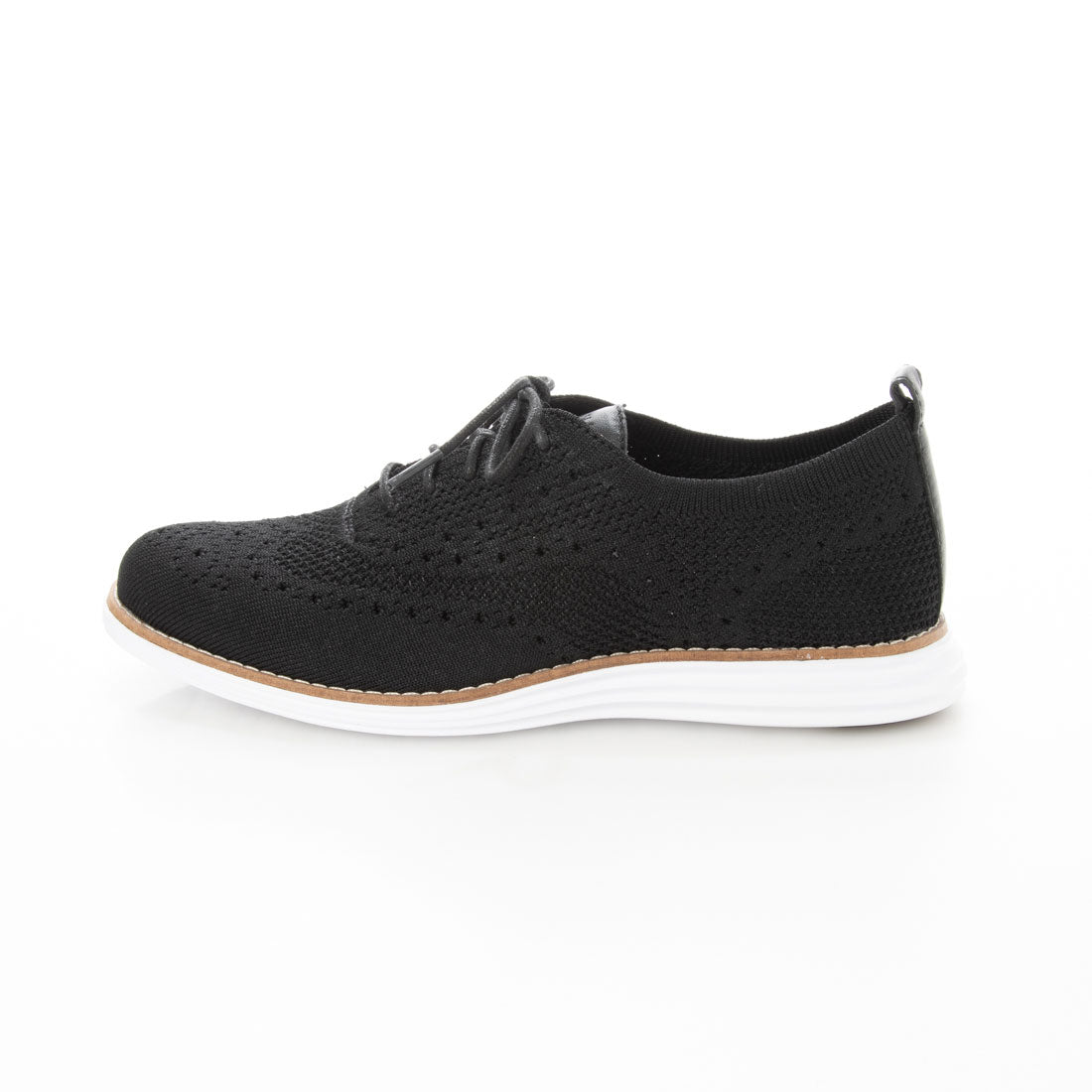 コール ハーン COLE HAAN オリジナルグランド スティッチライト ウィング オックスフォード womens （ブラック ニット / オプティック ホワイト） ブラック ニット / オプティック ホワイト