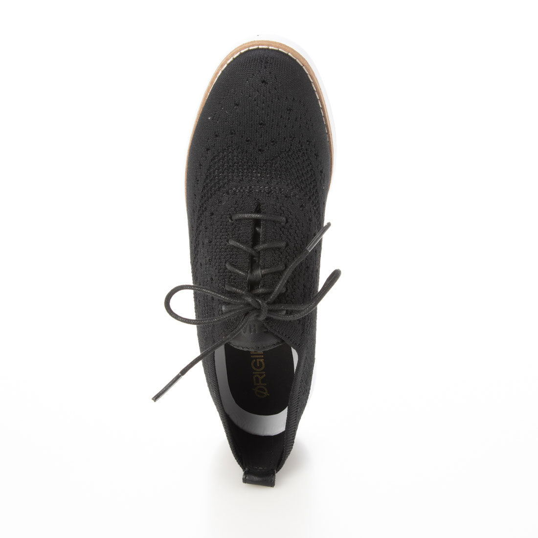 コール ハーン COLE HAAN オリジナルグランド スティッチライト ウィング オックスフォード womens （ブラック ニット / オプティック ホワイト） ブラック ニット / オプティック ホワイト