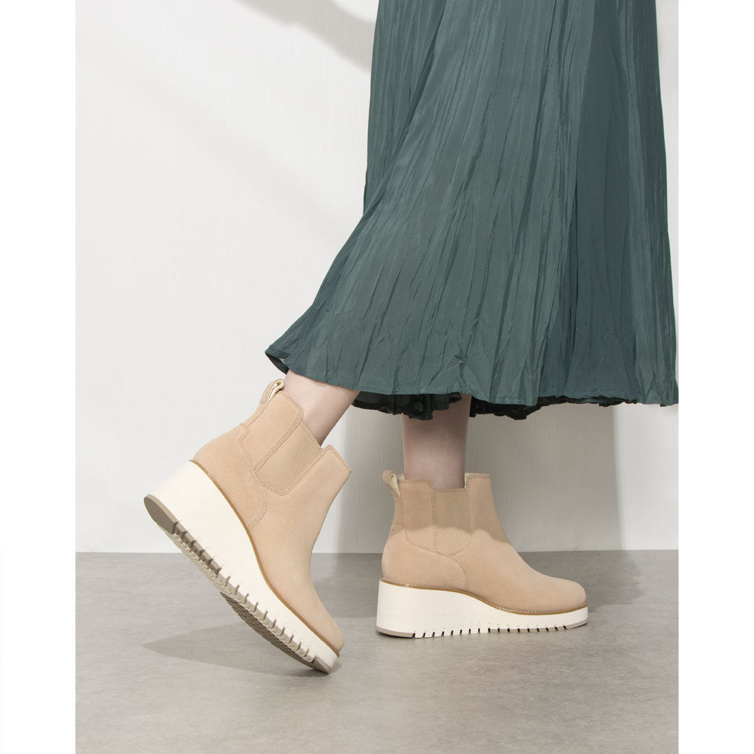 コール ハーン COLE HAAN ZG CITY WEDGE BOOT:WP SESAME S