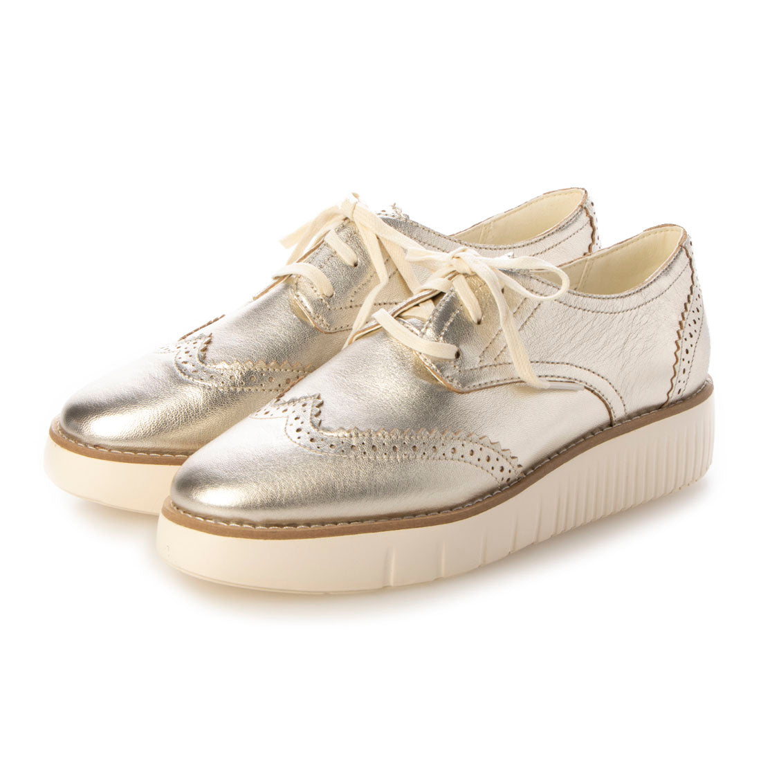 コール ハーン COLE HAAN グランド シティ プラットフォーム オックスフォード womens,ソフト ゴールド タルカ / アイボリー