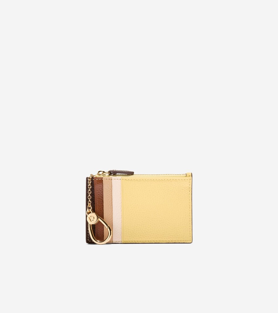 コール ハーン COLE HAAN カード ケース W/ ジップ womens （ペールバナナコンボ） ペールバナナコンボ