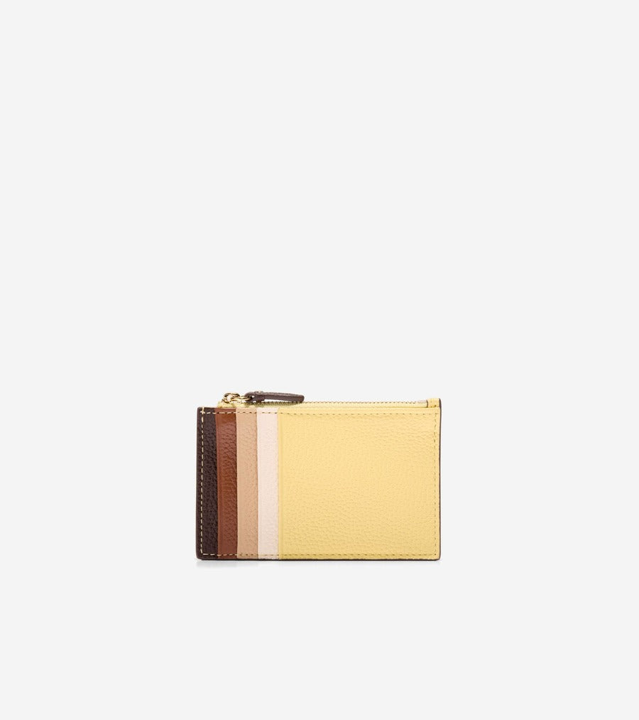 コール ハーン COLE HAAN カード ケース W/ ジップ womens （ペールバナナコンボ） ペールバナナコンボ