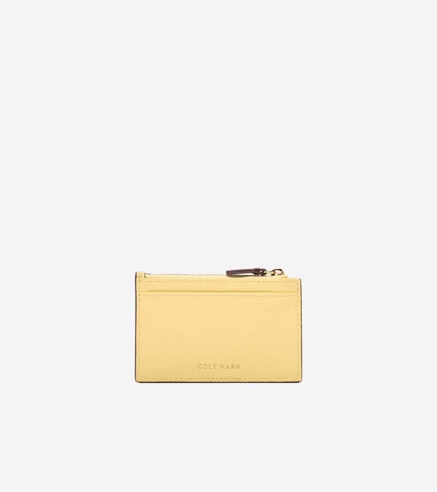 コール ハーン COLE HAAN カード ケース W/ ジップ womens （ペールバナナコンボ） ペールバナナコンボ