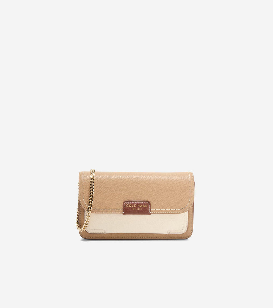 コール ハーン COLE HAAN レイトン ウォレット オンアチェーン womens （トスカンサンド） トスカンサンド