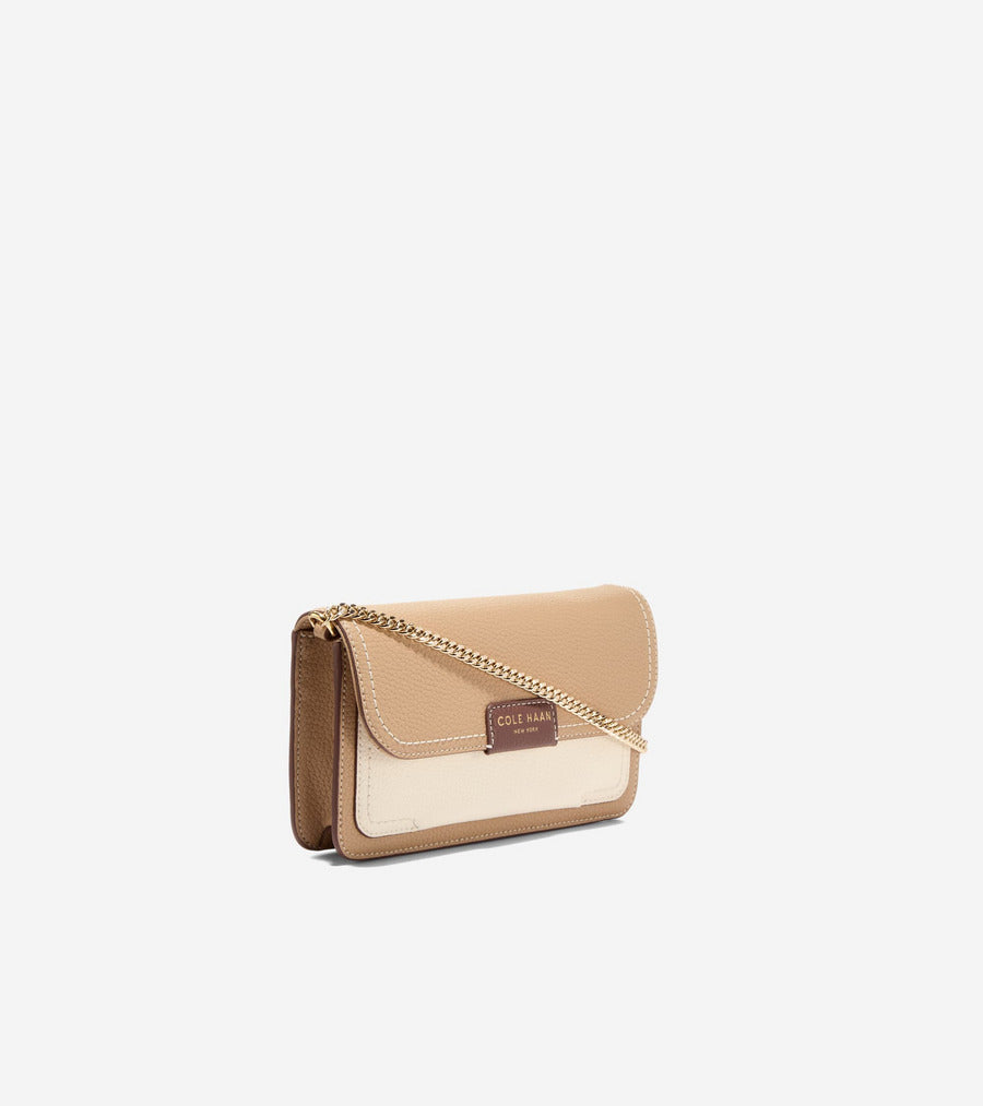 コール ハーン COLE HAAN レイトン ウォレット オンアチェーン womens （トスカンサンド） トスカンサンド